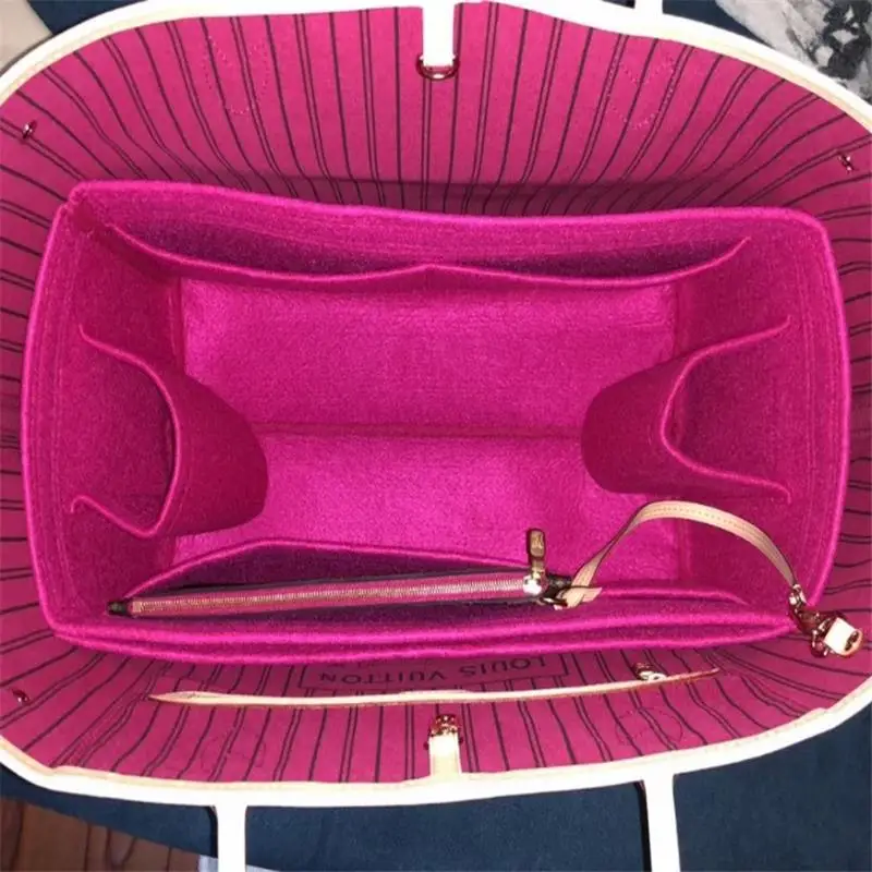 NeverFull PM мм GM фетровая тканевая вставка Speedy сумка органайзер для макияжа сумочка органайзер для путешествий Внутренний кошелек детская косметичка сумка для мамы