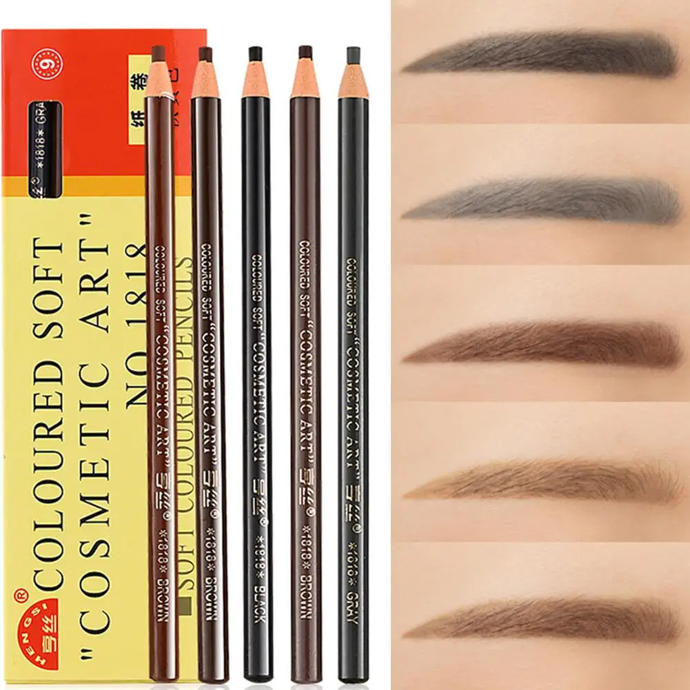 Водонепроницаемый карандаш для бровей Yfashion Colorfast Pen длинный корректор для бровей карандаш для татуировки прочный черный коричневый карандаш для бровей