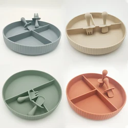Assiettes en Silicone pour bébés, bols à manger en toute sécurité, plats solides pour enfants, bols d'alimentation pour enfants 