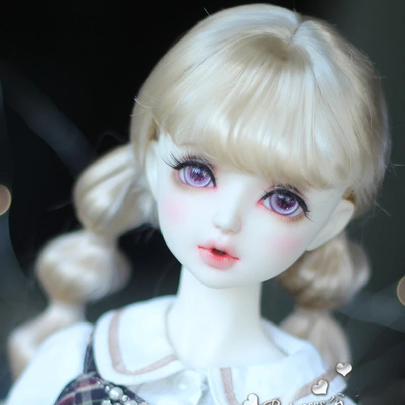 1/3 1/4 1/6 Bjd SD кукла парик высокой температуры провод коричневый модный прямой BJD