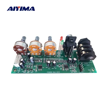 

AIYIMA Preamp Amplifier Board Mono Two Road EQ Tweeter Bass Adjustment Preamplifier DIY Home Sound Theater