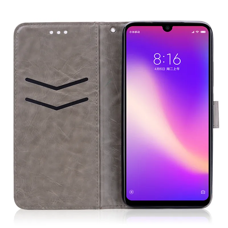Чехол-книжка для Xiaomi Redmi 7, кожаный чехол-бумажник для Xiaomi Redmi 7, роскошный чехол-книжка для Redmi 7, чехол-бампер