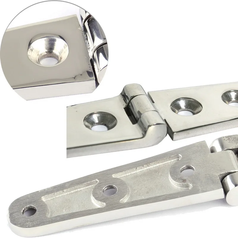 Прочный 2pcs 6 ''316 нержавеющая сталь литой Ремешок шарнир лодка морская установка оборудования аксессуары