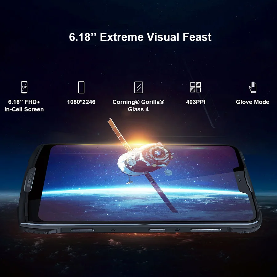 DOOGEE S90C модульный прочный мобильный телефон IP68 6,18 дюймов дисплей 12V2A 5050 мАч Helio P70 Восьмиядерный 4 Гб 64 Гб 16 Мп+ 8 Мп Android 9,0