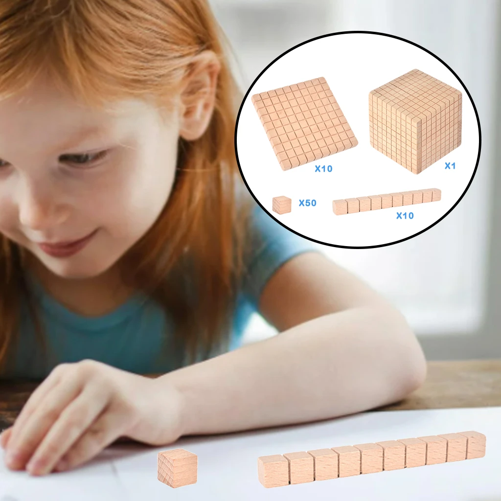 Base Ten Blocks Classroom Home Math Manipulative Math Games Early Math Education For Kindergarten Elementary|Math Toys| - Aliexpress