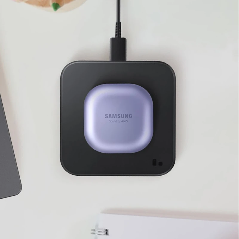 Qi Wireless Charger Pad For Samsung Galaxy S21 Ultra S20 S10 S9 Note 20 10 9 8 Galaxy Buds Pro + Buds Live AirPods Pro EP P1300