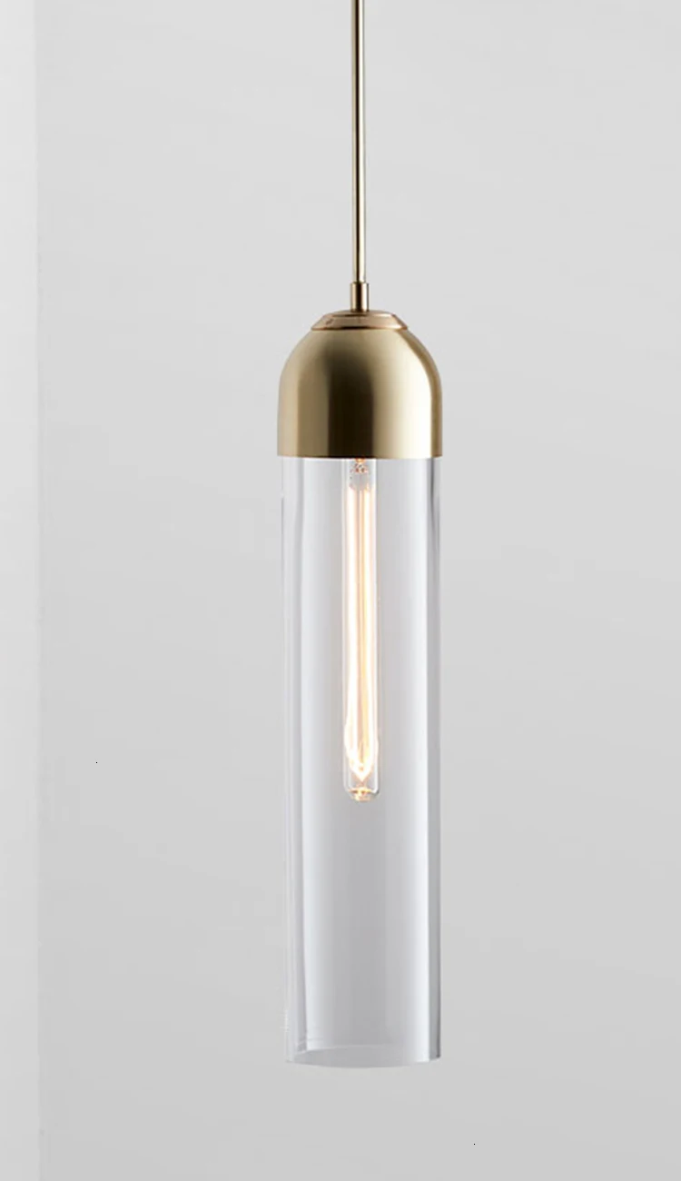 High Quality Home Unique Perfect Copper Smoky Gray Color Glass Pendant Lamp For Bar Lamparas De Techo Colgante