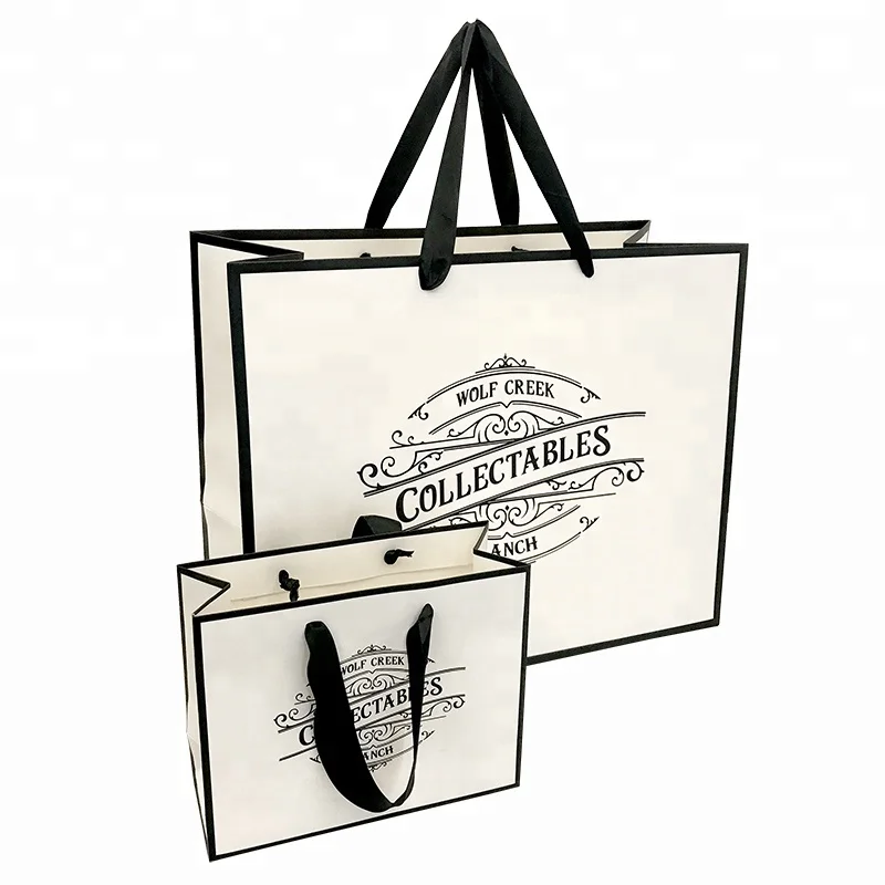 Hot Sale Production Wholesaler Reusable Gift Paper Hand Bag Custom