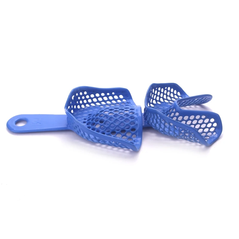 10Pcs set Dental Impression Plastic Trays Without Mesh Tray Dentist Tools Dentistry Lab Material Teeth Holder 5