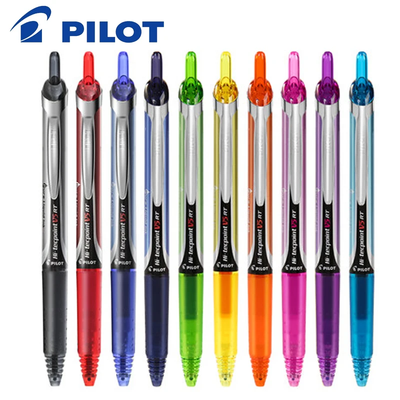 

Pilot V5 RT Hi-Tecpoint RollerBall Pen 0.5mm BXRT-V5 12 Colors To Choose Office And School Stationery 1Pcs