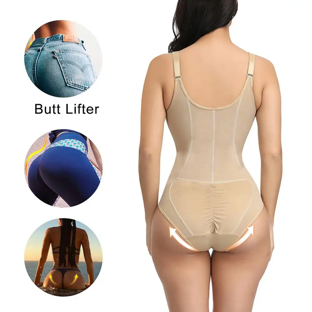 Lover Beauty Women Slimming Bodysuit Shapewear Tummy Control Full Body Shaper Waist Trainer Belt Weight Loss Briefs Underwear