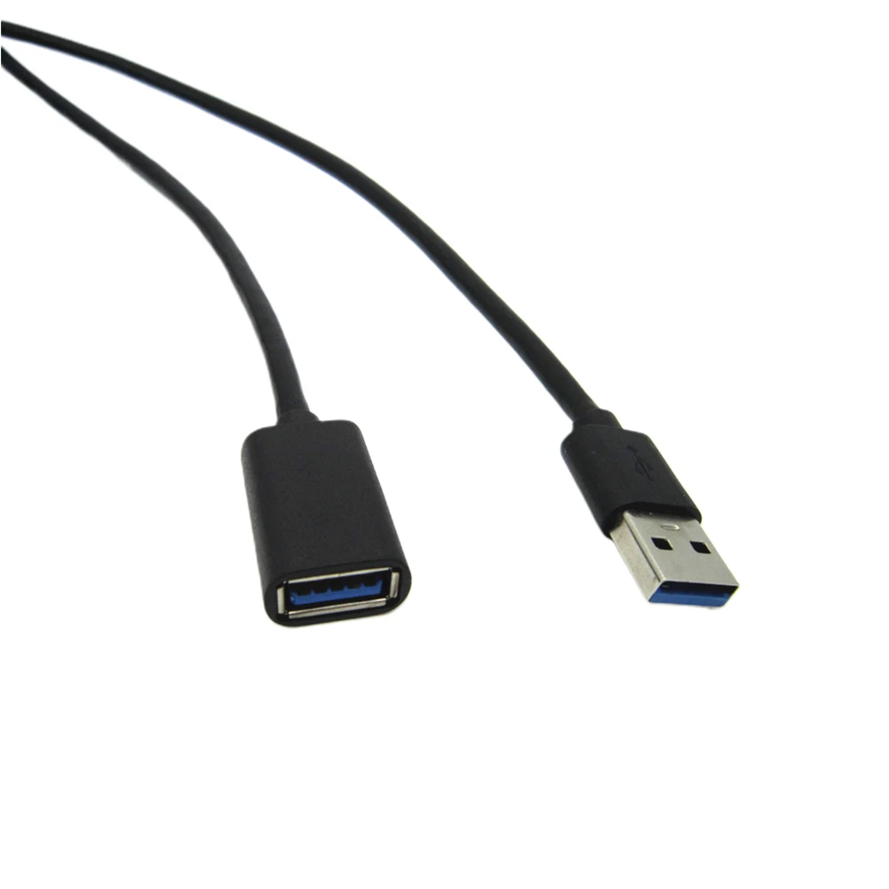 2 шт. Удлинительный кабель Plug And Play Профессиональный бескислородная медь прочный стабильный мужской и женский Синхронизация данных USB3.0 портативный