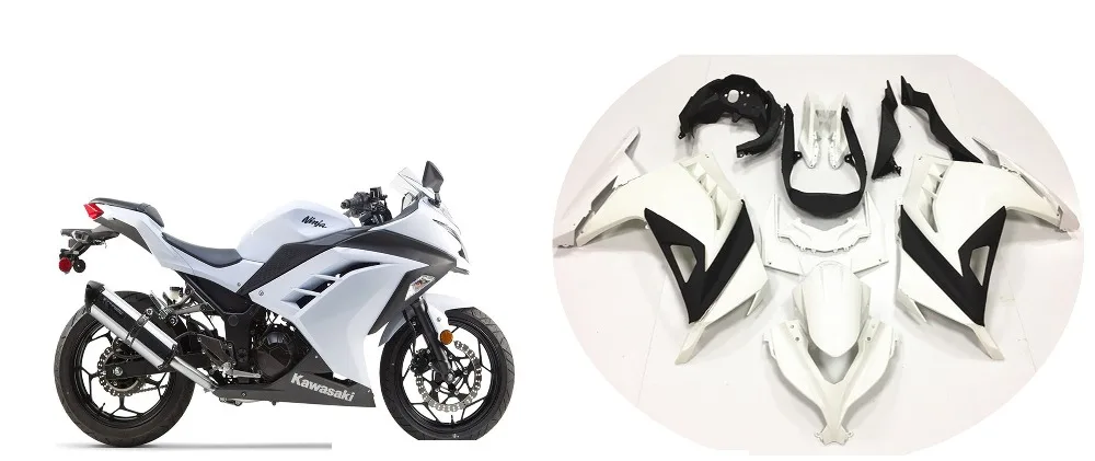 Мотоцикл комплект обтекателей высококачественный пластик ABS для Kawasaki NINJA300 EX300 2013 ZX-3R обтекатель