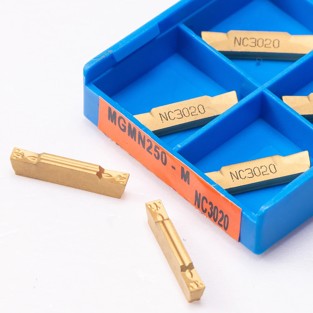 

MGMN250 PC9030 NC3020 NC3030 Grooving Inserts Hard Alloy Turning Tool MGMN 250 High Quality External Milling Cutter