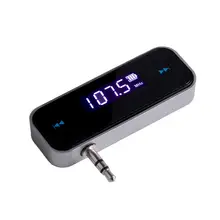FM Transmitter Audio Adapter Car Kit, Wireless in-Car Radio Transmitter Built-in 3.5mm Aux Port for Car MP3 MP4 Audio Players FM Transmitter Audio Adapter Car Kit, Wireless in-Car Radio Transmitter Built-in 3.5mm Aux Port for Car MP3 MP4 Audio Players