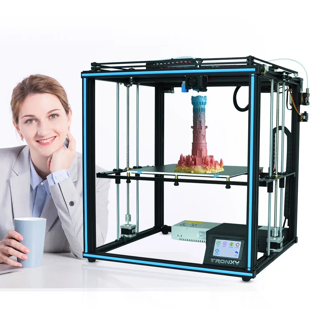 Tronxy X5SA X5SA-400 FDM 3d принтер набор большой размер печати автоматический Выравнивающий датчик накаливания Высокая точность 3,5 дюймов сенсорный экран