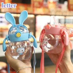 270ml Cute Baby Bottle Newborn Children Learn Feeding Drinking Nursing Bottle Kids Juice Water Training Cup Garrafa Infantil