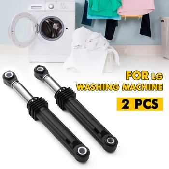 

2 Pcs 100N For LG Washing Machine Shock Absorber Washer Front Load Part Black Plastic Shell Home Appliances Accessories