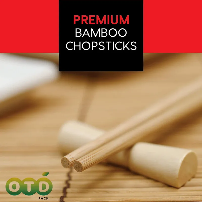 Chinese Restaurant Bamboo Chopsticks Premium Disposable Chopsticks Individually Wrapped Multi Pack Japanese Sushi