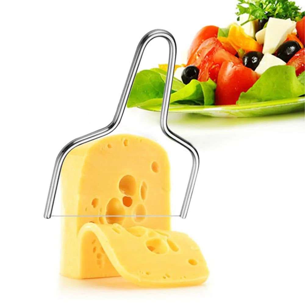 Stainless Steel Eco-Friendly Cheese Slicer Butter Cutting Butter Board Cutter Kitchen Knife Kitchen Tools Cheese Slicer 1 Pcs