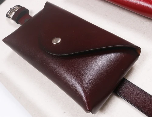 Dark Brown Корейская многоцветная коровья кожа поясная сумка женская натуральная кожа красный зеленый женский кошелек Телефон поясная сумка Грудь поясная сумка - Цвет: Dark Brown