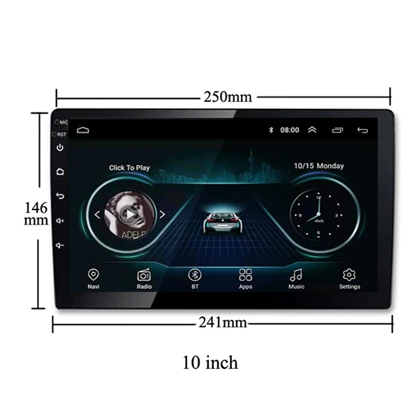 Sale Android 10inch Car Radio for tiguan L 2017-2018 Multimedia-player GPS MP5 FULL touch Universal system 2