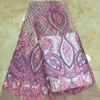 

french lace fabric with beads Good looking JIANXI.C-105605 embroidery mesh tulle fabric