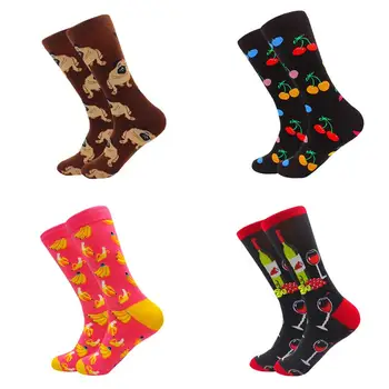 

Fashion funny Cotton Couple Lovers Socks personality Anime socks Cartoon Creativity Harajuku Crazy