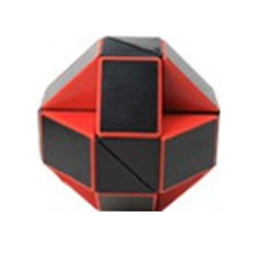 Black red Магические кубики, игры пластиковое творчество воображение веселые детские вращающиеся игрушки-головоломки головоломка куб для взрослых для детей, для ребенка, обучающие игрушки - Цвет: Black red