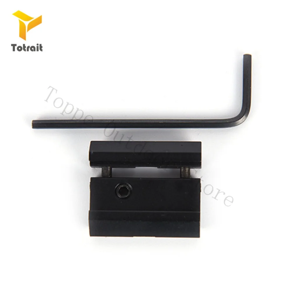 TOtrait Dovetail to Weaver Picatinny Adapter Snap In Rail Adapter 11mm to 21mm Adapter With Hex Wrench