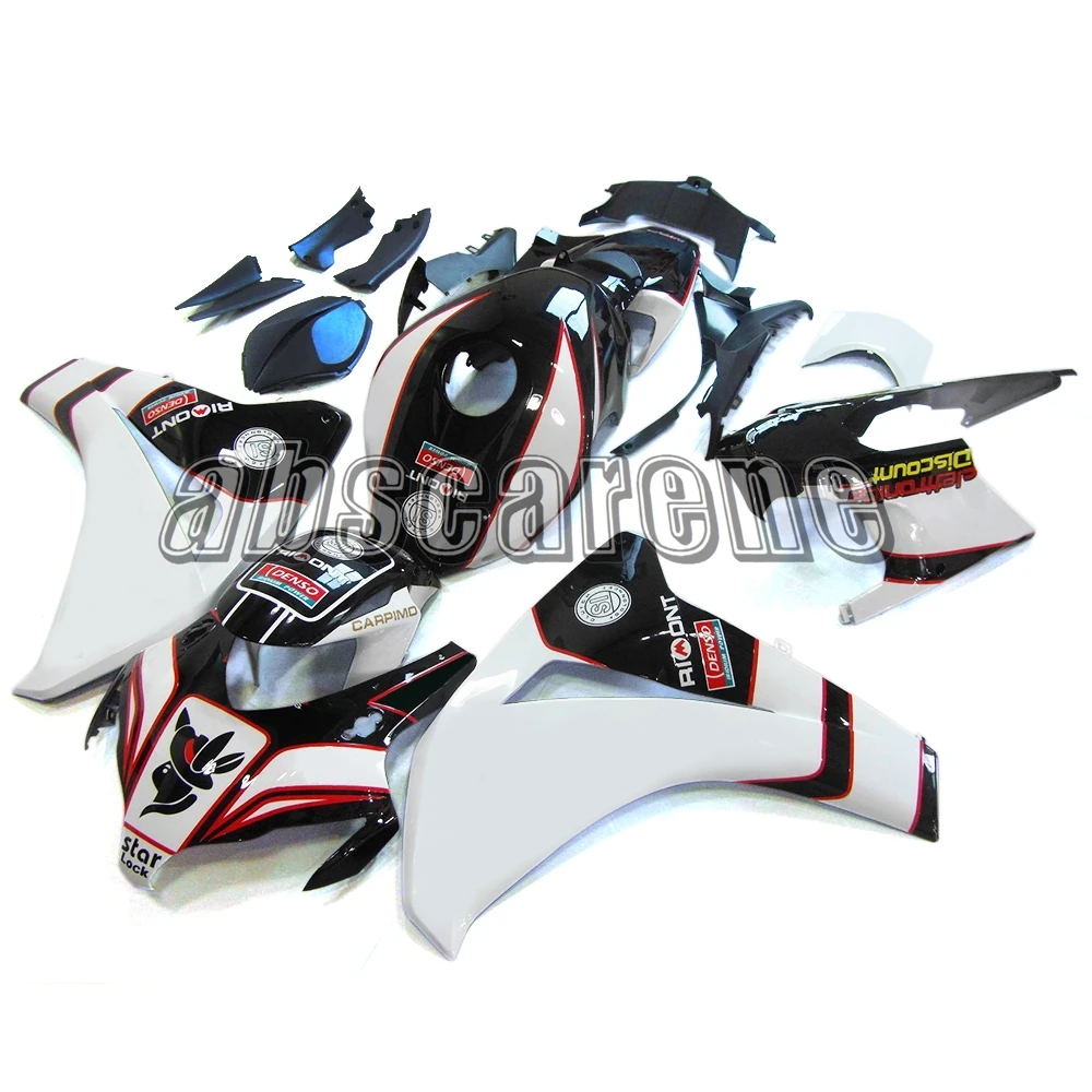 Полные Обтекатели для Honda CBR1000RR 2008 2010 2011 CBR 1000RR 08 10 11 впрыски ABS пластиковые Cowls белые черные красные полосы