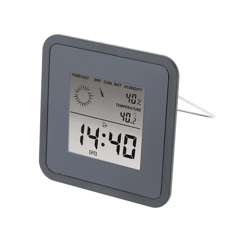 

Multi-use Weather Station LCD Digital Thermometer Hygrometer Forecast Sensor Alarm Clock Temperature Humidity Meter