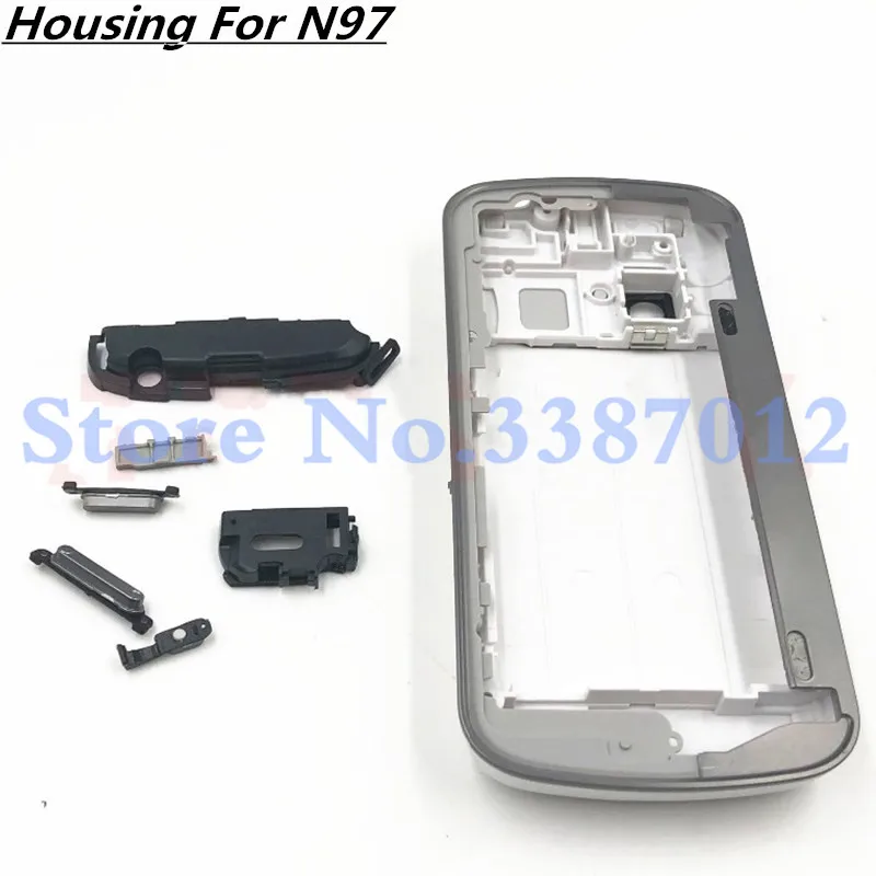 

New Full Complete Mobile Phone Housing Cover Case For Nokia N97+ Tracking (Without Keypad) as picture