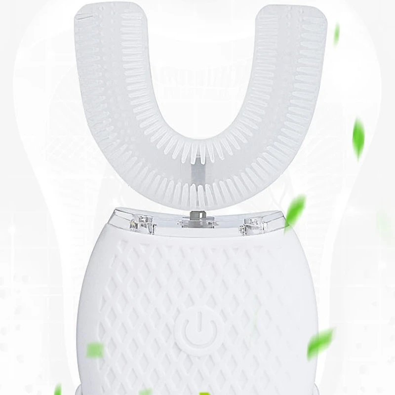 Automatic ligent Waterproof Electric Toothbrush Whitening U-Shaped Teeth Cleaning Instrument for Children Automatic ligent Waterproof Electric Toothbrush Whitening U-Shaped Teeth Cleaning Instrument for Children