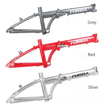 

Super Light 20 Inch Alloy Aluminum Folding Bike Frame V Brake Aluminum MTB Bicycle Frame with Steel Fork