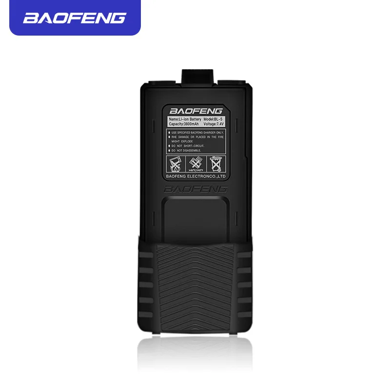 2022 BAOFENG UV-5R Battery For Pofung UV5R UV-5RE DM-5R Plus BF-F8 RT-5R RT5 BL-5 Battery 3800mAh Compatible USB cable charging baofeng walkie talkie