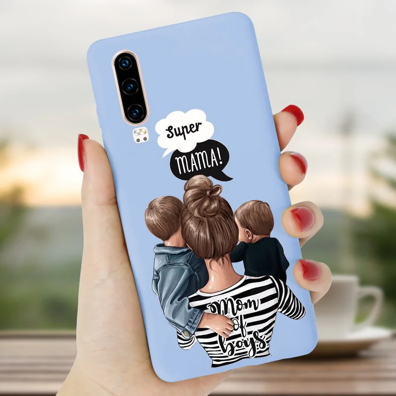 LSMM3 Для huawei P Smart Plus чехол Super Mama Girl Mom Boy Baby чехол для телефона huawei P30 Lite P20 PRO P10 P9 силиконовый чехол - Цвет: LSMM3