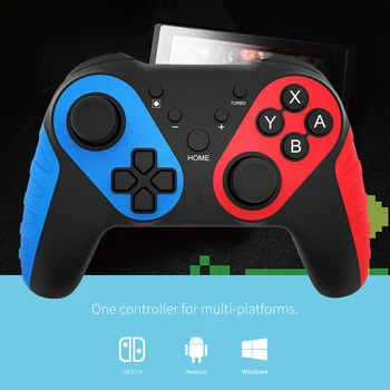 

Ergonomic design Bluetooth Game Controller 6-Axis Gyro Wireless Gamepad with NFC Amibo Function for Nintendo Switch PC Computer