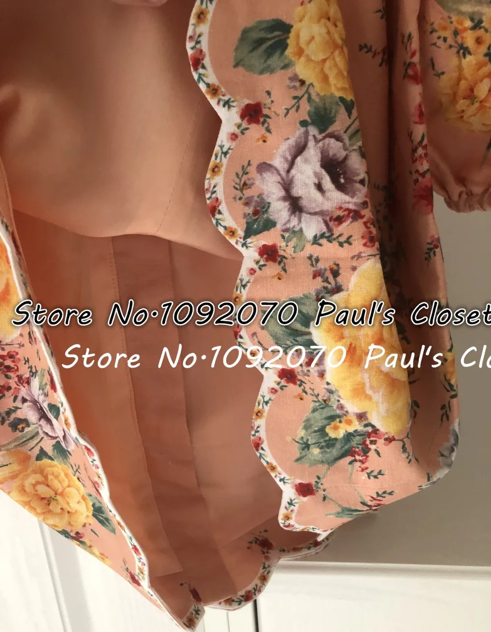 LILYPAUL женское мини-платье из льна и шелка с цветочным принтом S2016T1831833