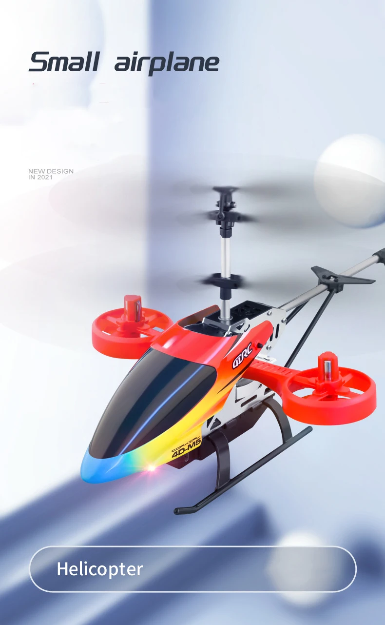 Silde Stunt Filght RC Heilcopter 4.5CH 20Min Alloy Body 100M Intelligent Gyroscope Speed Switch Cool Lighting Remote Control Toy model helicopter