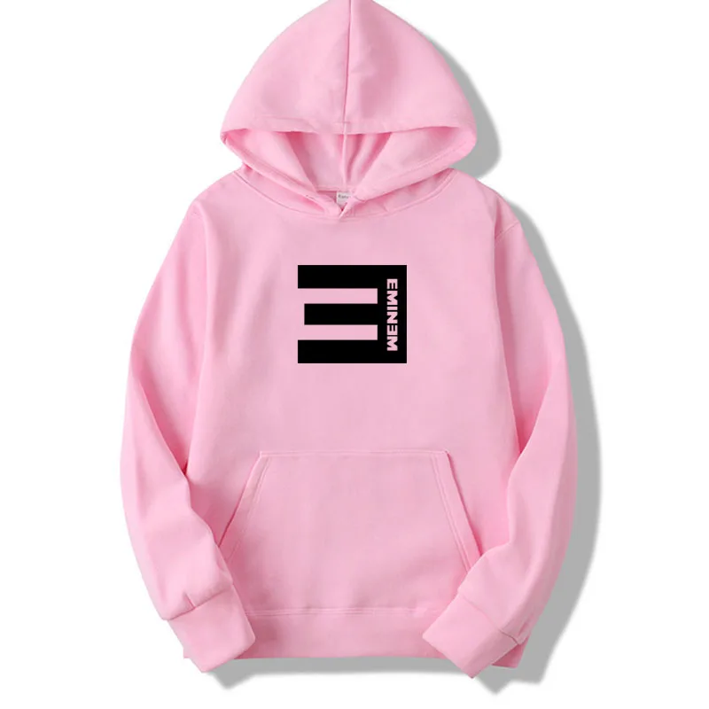 2020 модная Толстовка с принтом EMINEM одежда толстовки женские худи Осень зима хип хоп капюшоном|Толстовки и