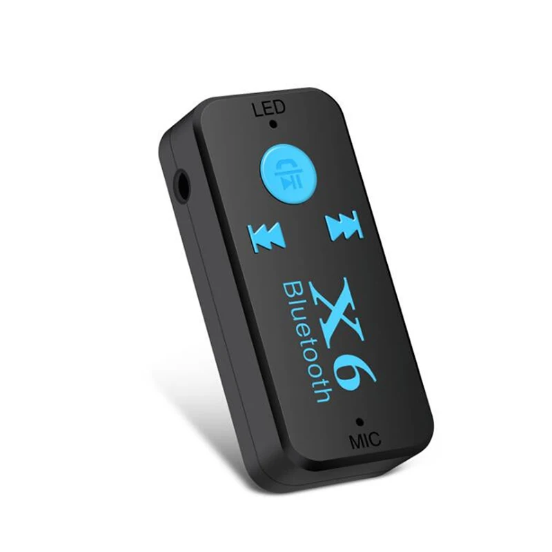 Автомобильный AUX Bluetooth приемник беспроводной аудио Bluetooth передатчик адаптер 3,5 мм разъем Поддержка TF карты 2,4 ГГц стерео Громкая связь вызов
