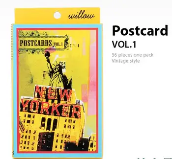 

stationery retro lomo American Dream series postcard collection art lenticular recycled recordable 10.2*14.2cm 30pcs