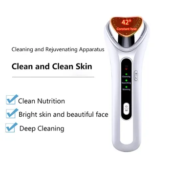

Hot Compress Facial Care Device Ultrasonic Ion Vibration Clean Skin Tightening Device Multi-function Skin Care Beauty Machine