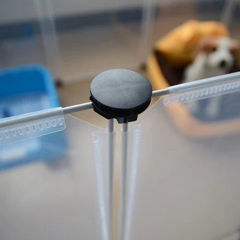 

Multifunctional Firm Simple Design Free Combination Easy To Install Include 6pcs Fence Kennel Transparent For Small Dogs