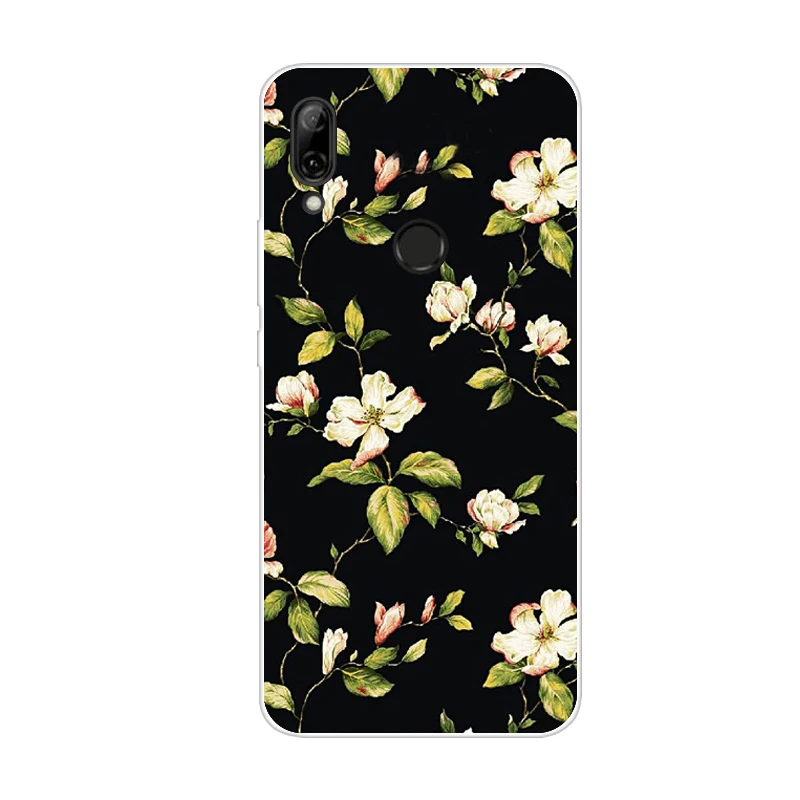 Чехол для huawei P Smart Z, 6,59, силиконовый чехол для телефона с мультяшным рисунком из ТПУ, мягкий чехол для huawei P Smart Z PSmartZ STK-LX1 - Цвет: Серый