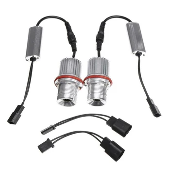 

9V-18V DC Angel Eye Lights 45W For BMW E39 E53 E60 E61 Set Car Cool White