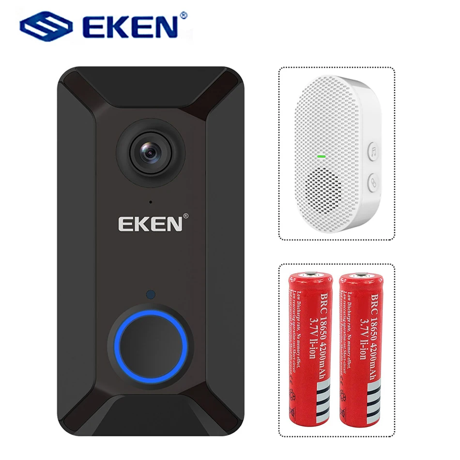 Умный дверной звонок EKEN V6 Wi Fi 720P|Дверной звонок| |