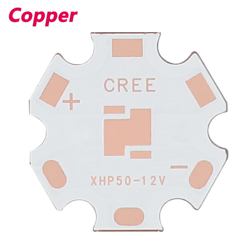 10 Pz 6V 12V Led Piastra Di Base In Alluminio Pcb Board Xhp50 Xhp70 Non Includere Tallone 1.5Mm Spessore Buona Dissipazione Del Calore Torcia Fai Da T