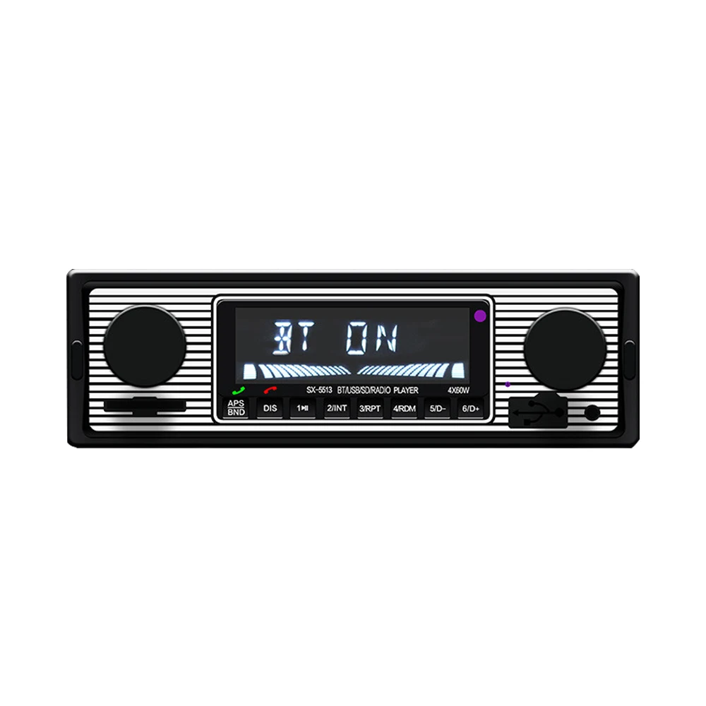 Bt винтажный радиоприёмник MP3-плеер Стерео USB AUX классический автомобильный стерео аудио U диск